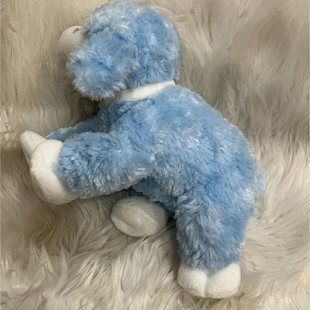 Baby Gund Winky Lamb Blue White Lovey 8